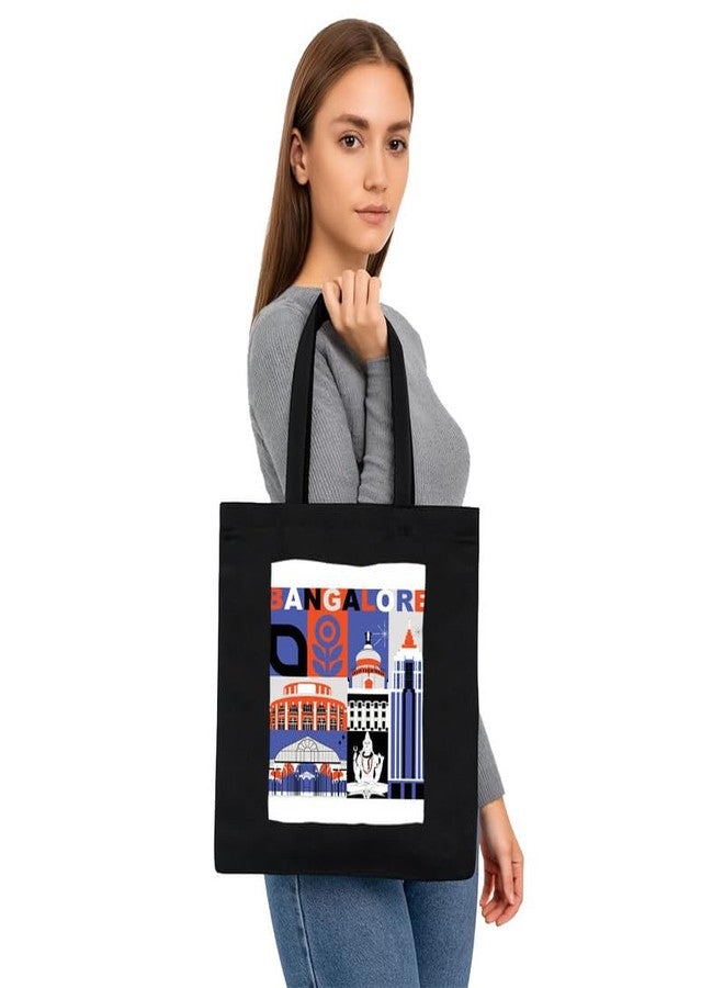 PrintWala حقيبة تسوق قماشية فنية من PrintWala للنساء | تصميم مطبوع جذاب - Image 3